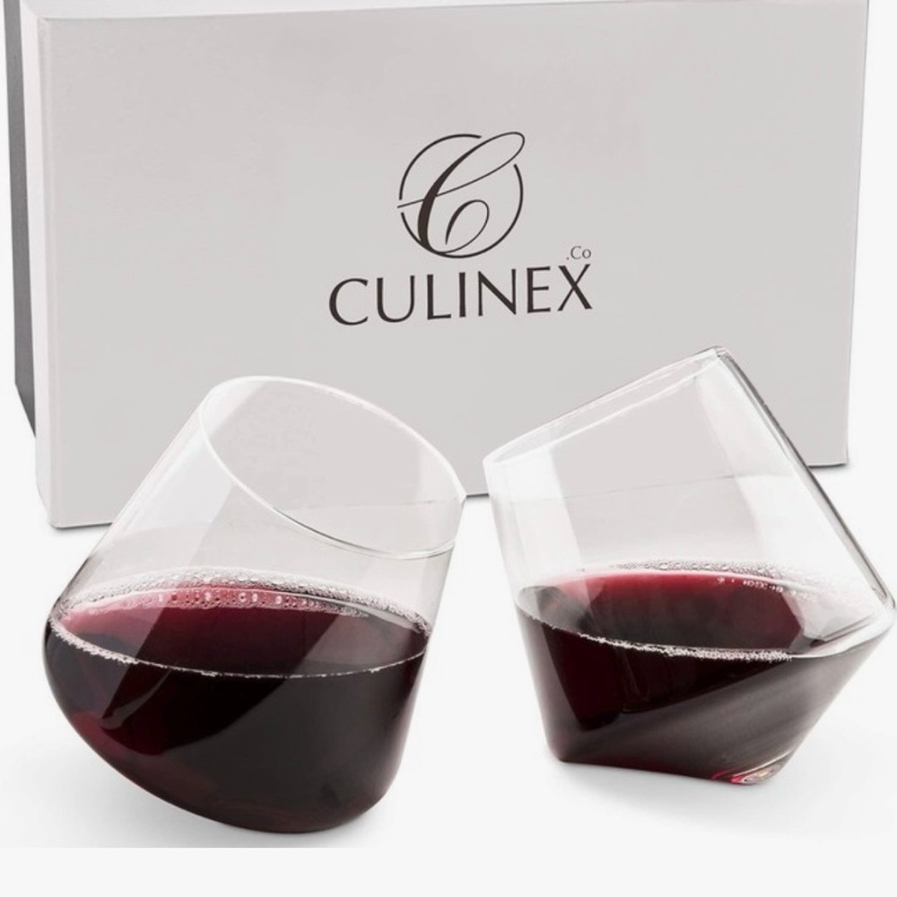 Culinex Aerating Stemless Wine Glasses